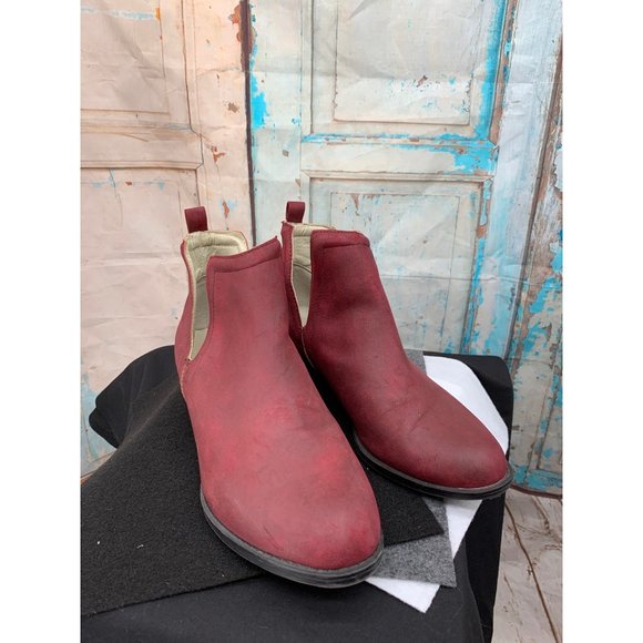 Jambu Parker Boots 8.5M Maroon/Red - Picture 1 of 11